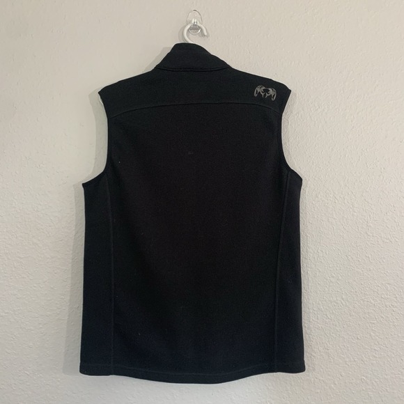 KUIU Base Camp High Loft Fleece Sweater Vest Black Full Zip Mens Sz M Logo - Picture 2 of 9